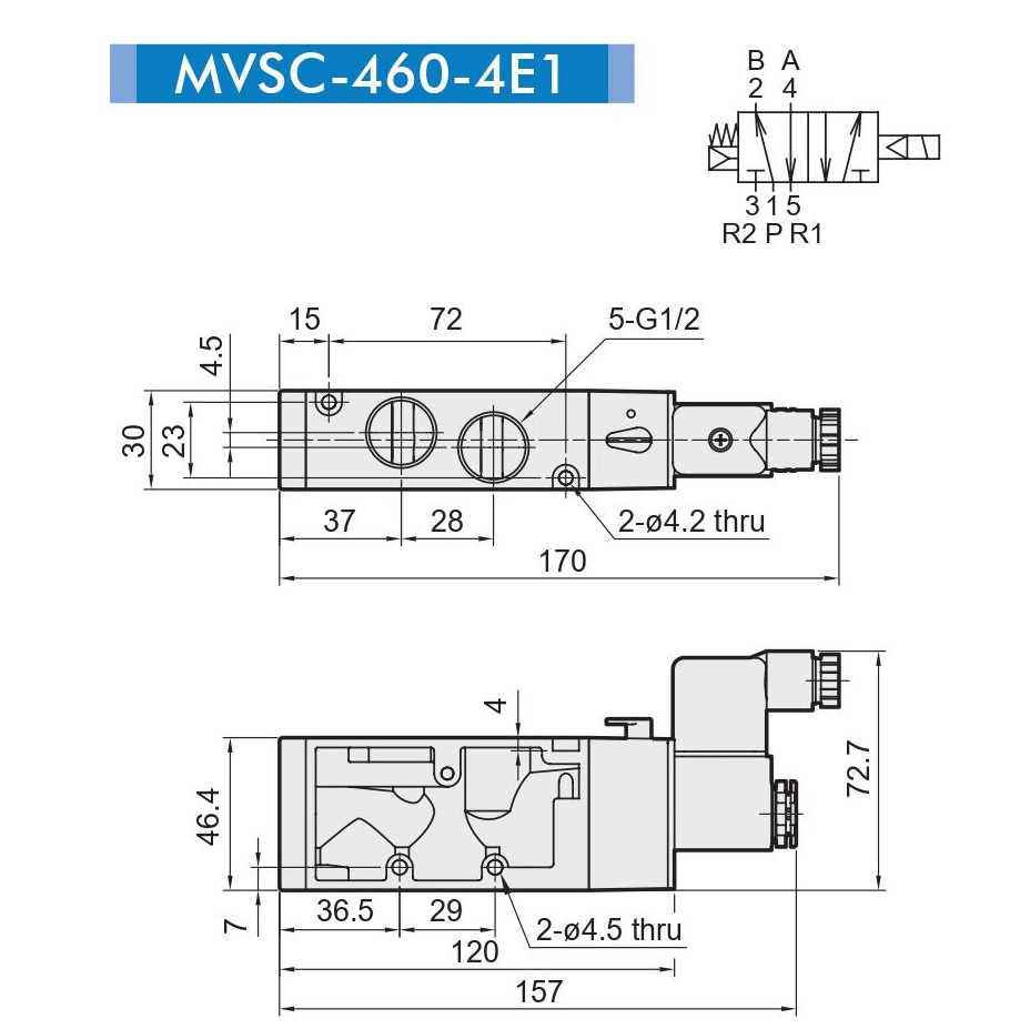 شیر برقی MVSC-460-4E1 مایندمن